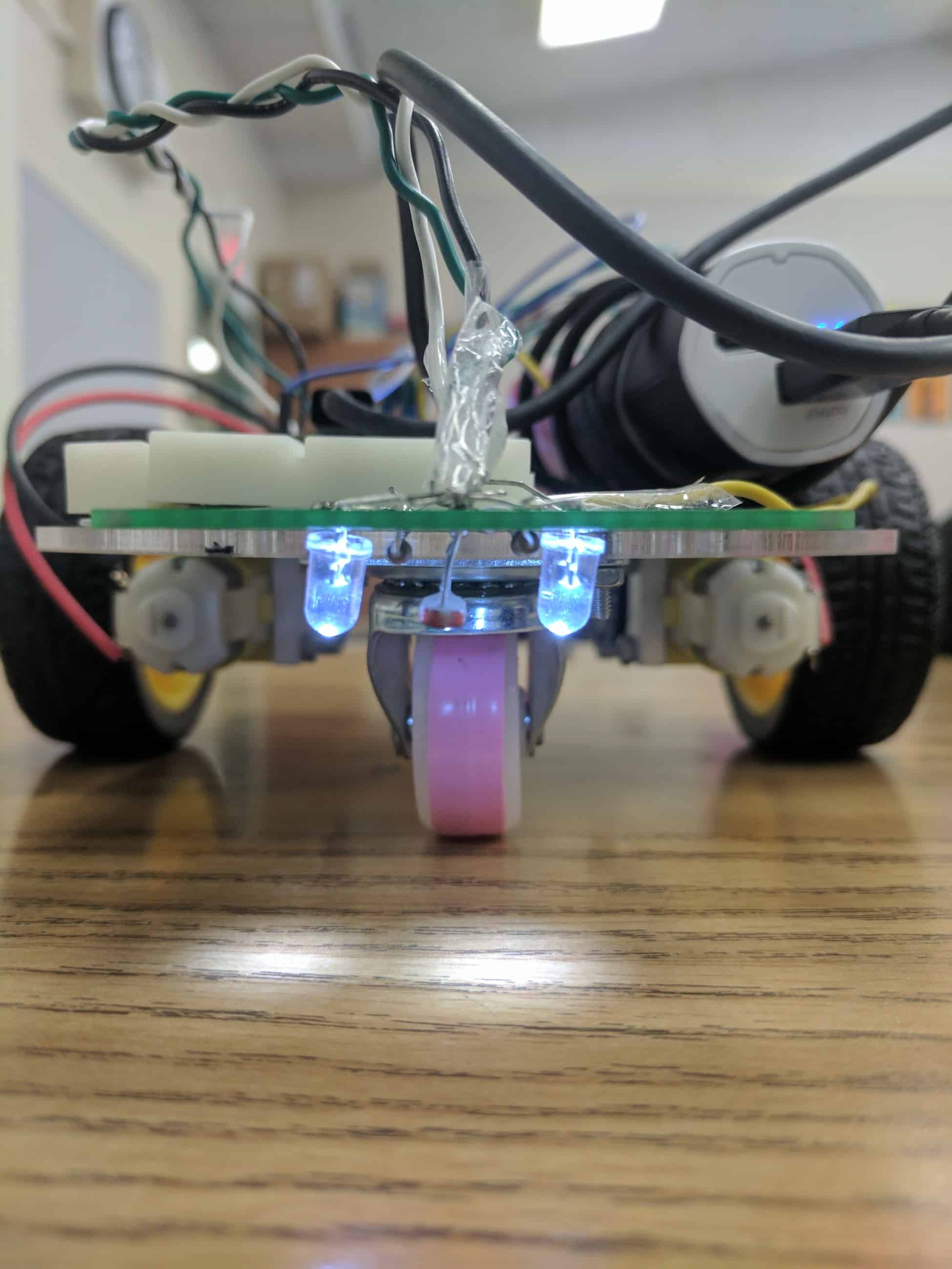 DIY edge sensor with LEDs