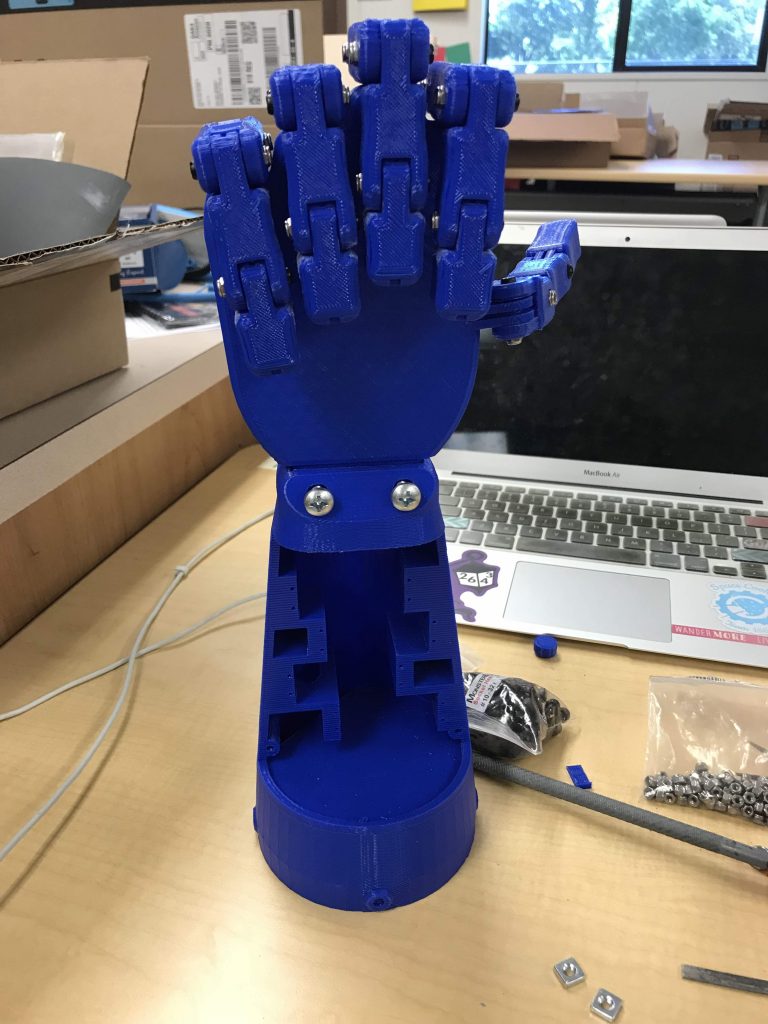Gesture-Controlled 3D Robotic Hand: building my 3D printed hand