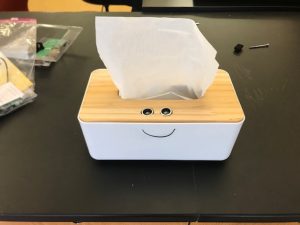 tissue box front