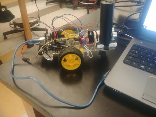 Roomba with obstacle detection sensor