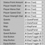 A preview of the Game Manager's preset in the Unity Inspector